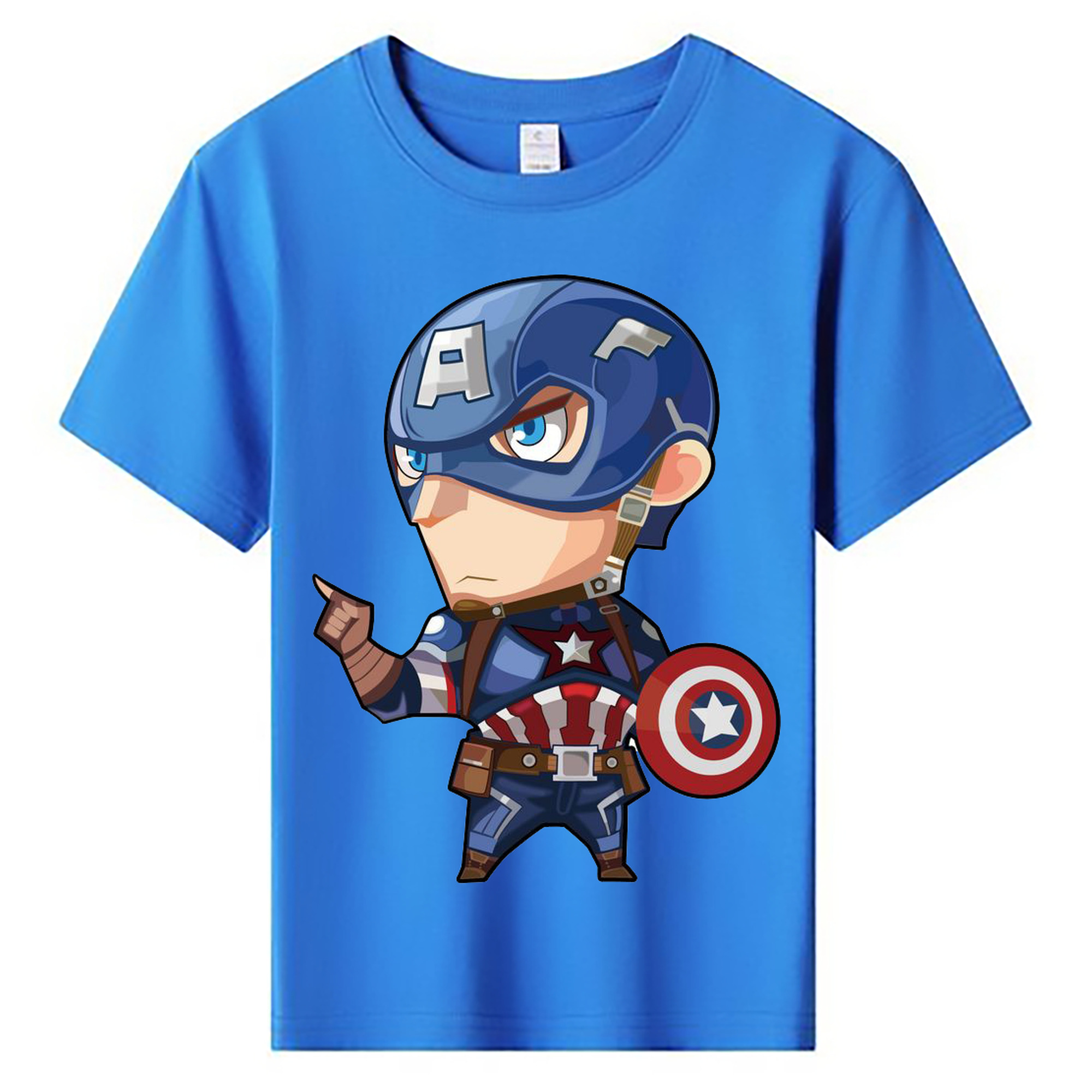 （画像用） アベンジャーズ The Avengers 綿100％キッズTシャツ（フロントプリント）